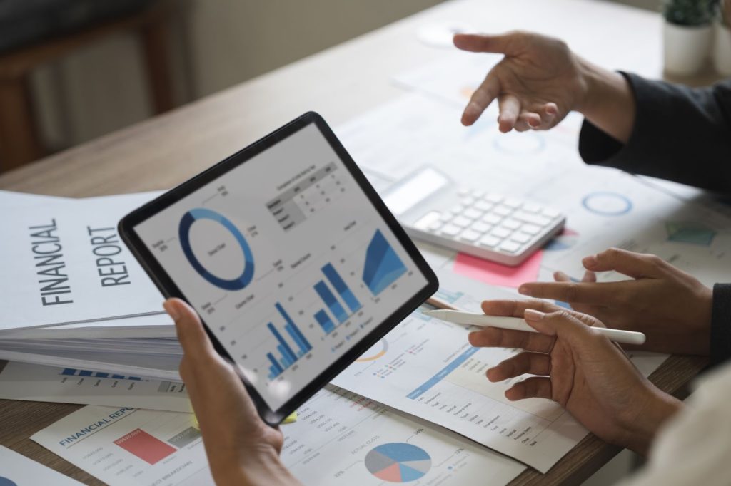 looking at accounting charts